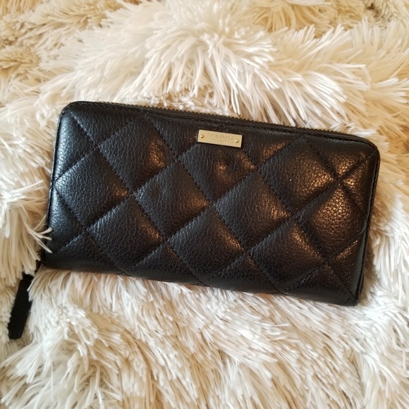 kate spade Handbags - Kate Spade black Emerson quilted wallet